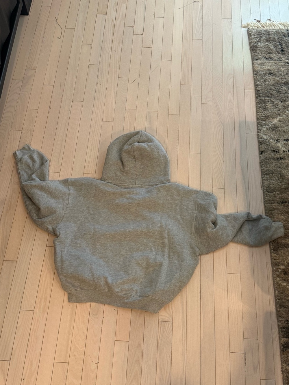 Men's Gray Talentless Hooded Sweatshirt - Classic Pullover Hoodie - Picture 2 of 3